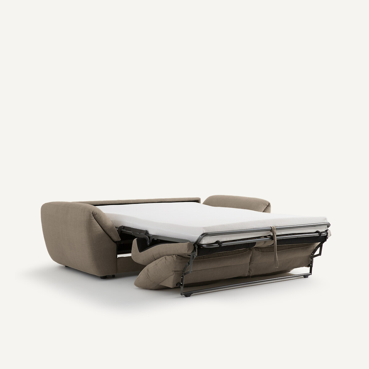 Canapé 3P convertible toile chinée, Edgar lichen, AM.PM