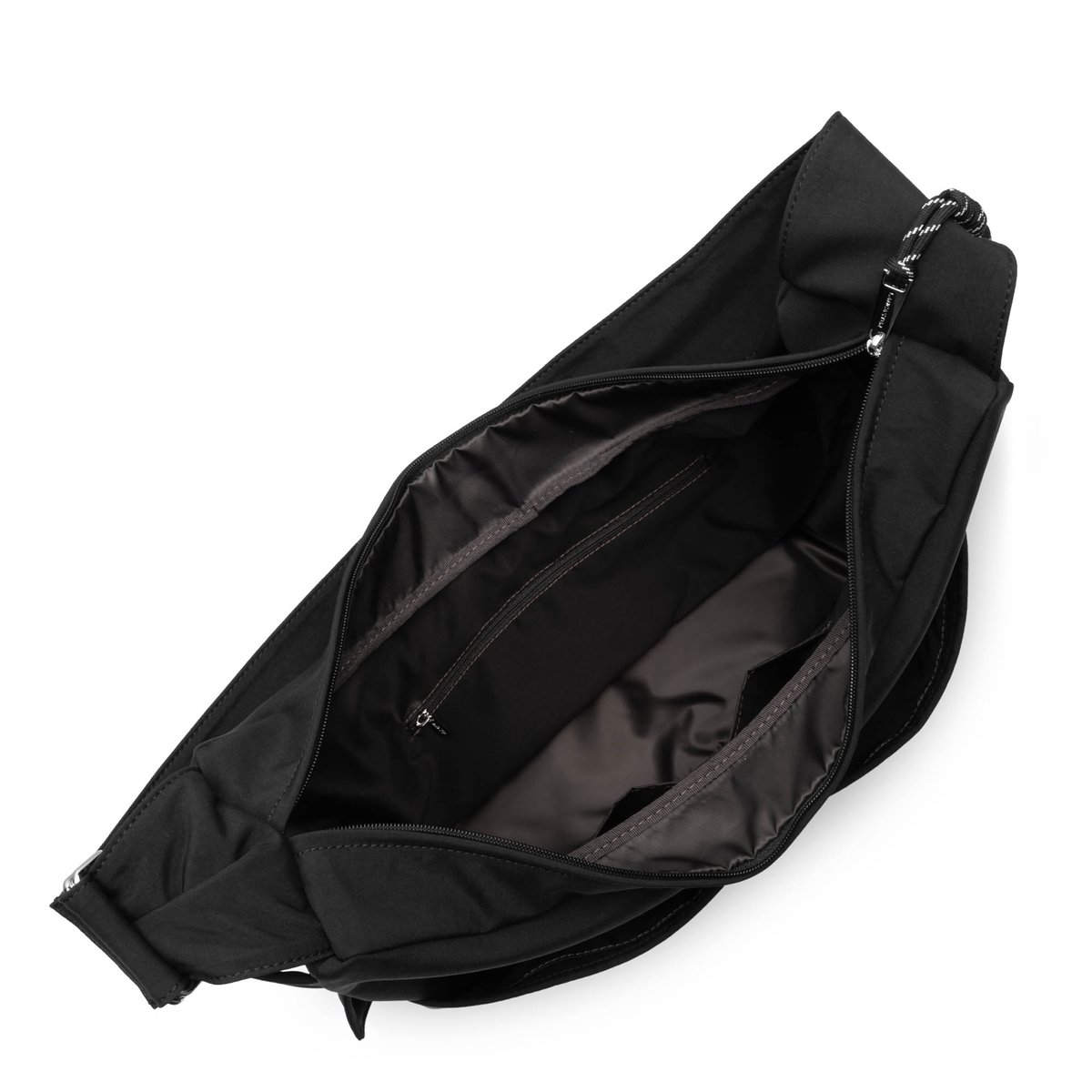 Très grand sac besace BASIC LOVE noir, LANCASTER