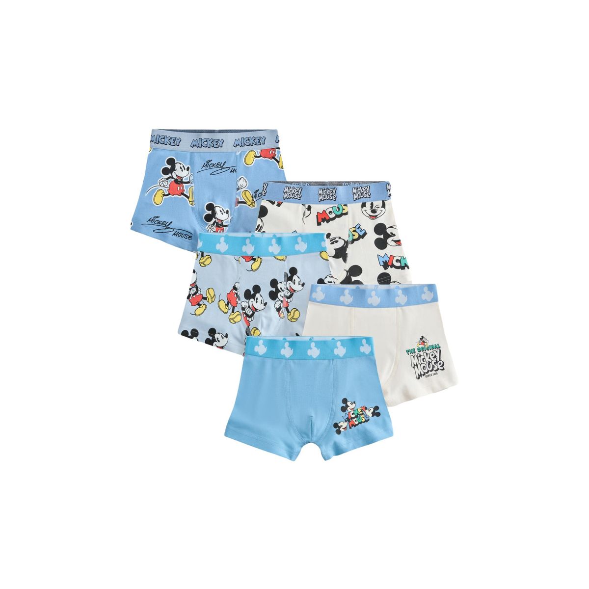 Boxer mickey mouse, lot bleu/blanc, NEXT