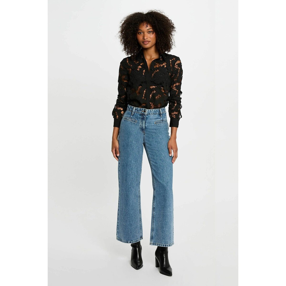 Long Sleeve Shirt black, MORGAN