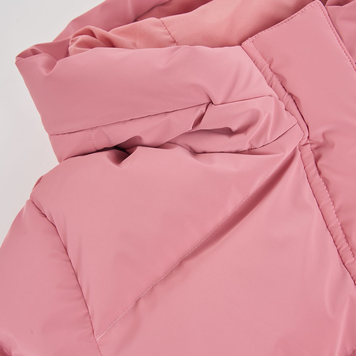Parka fille en tissu technique à capuche bleu, BOBOLI