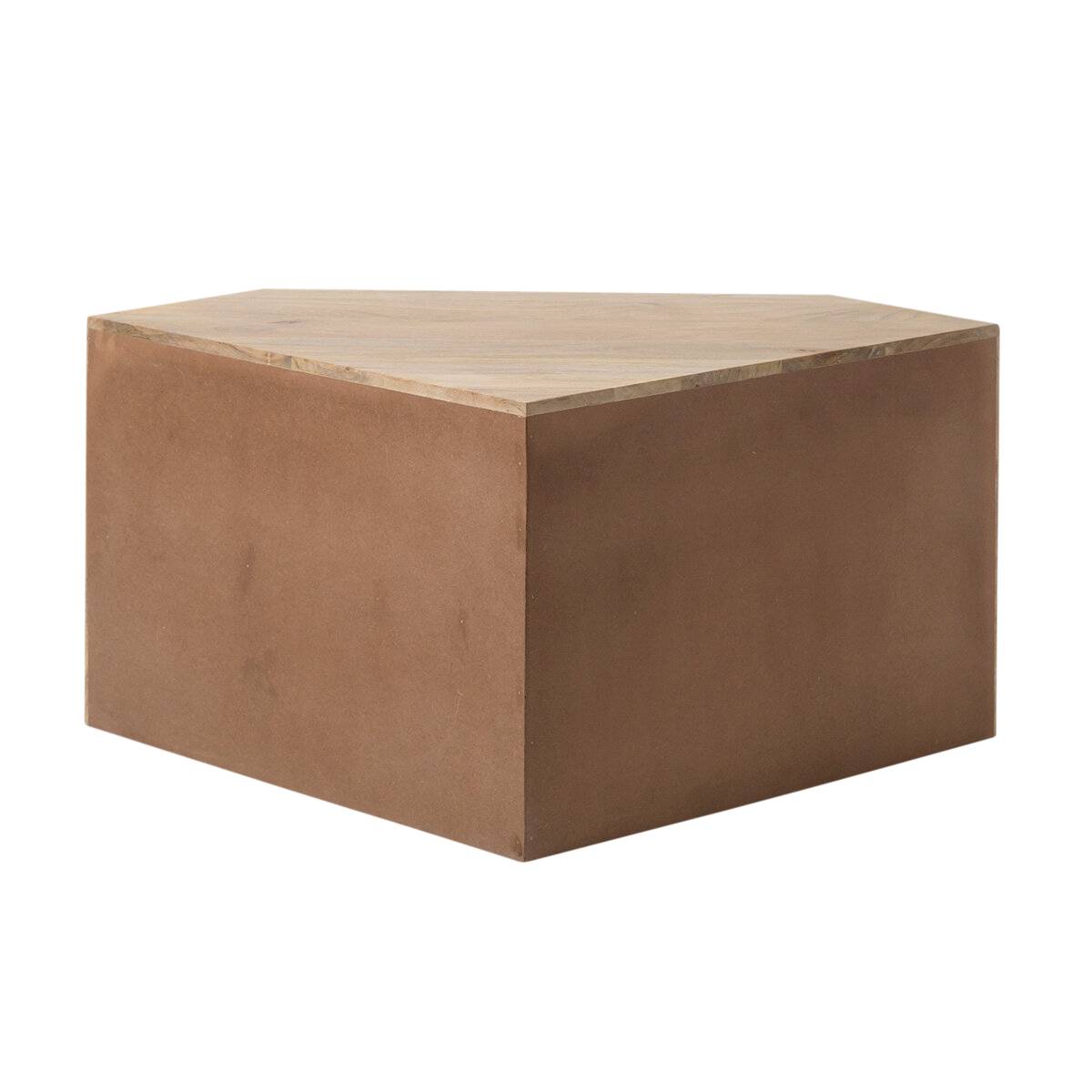 Meuble TV en bois de manguier LYAM bois clair, MADE IN MEUBLES