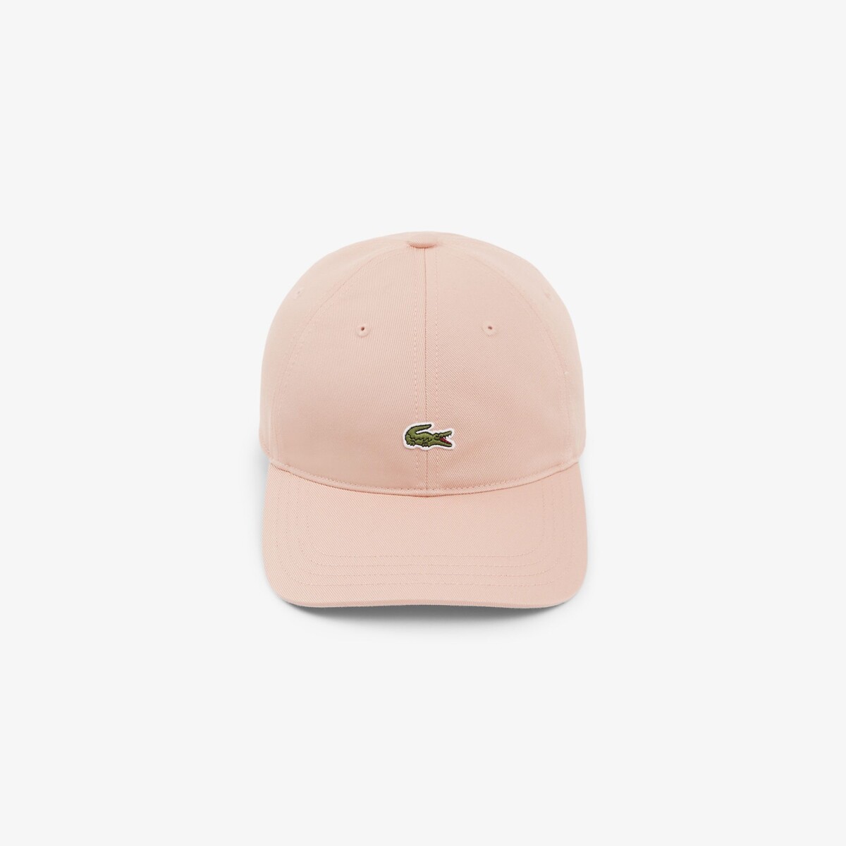 Casquette twill de coton saumon, LACOSTE