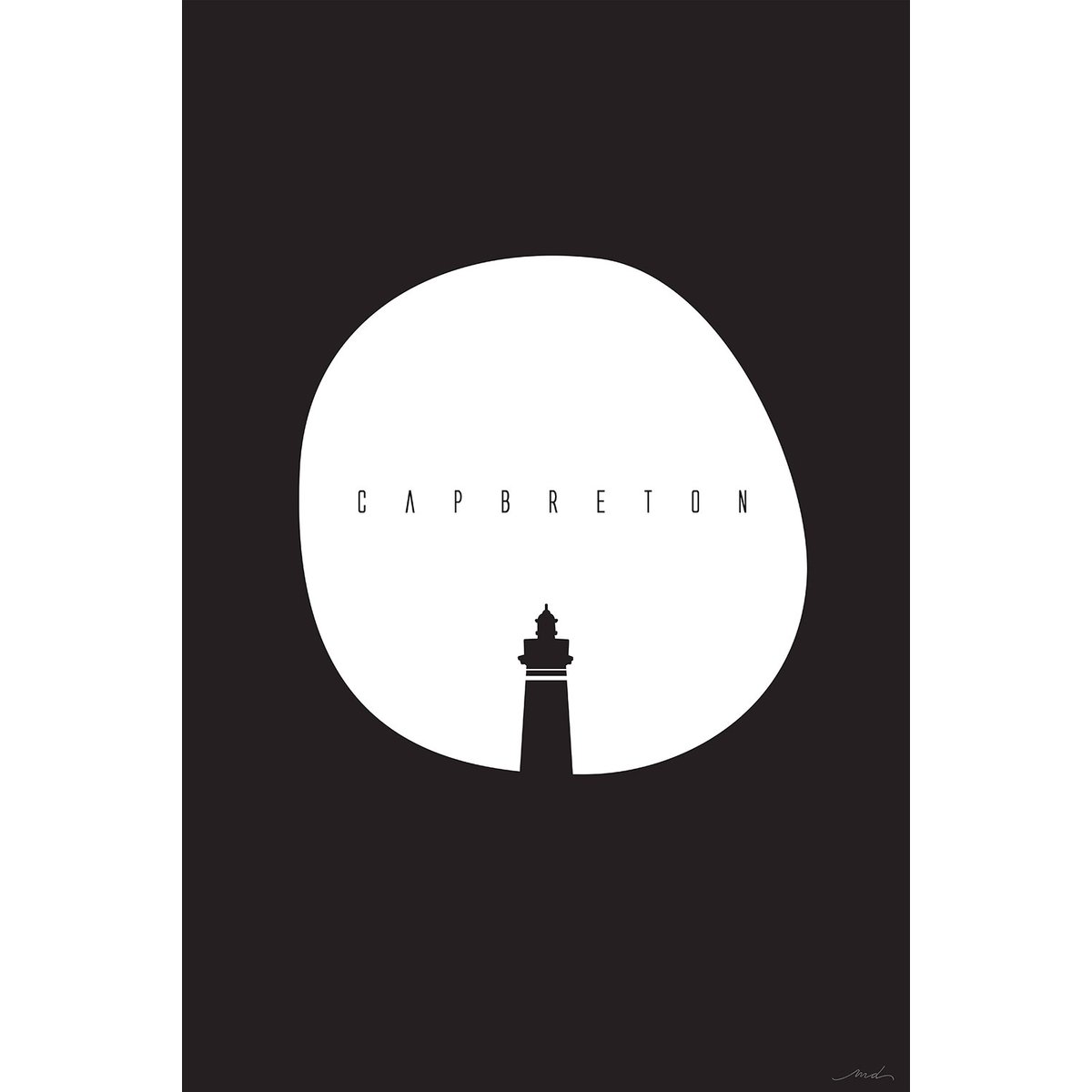Tableau minimal capbreton tableau alu dibond, HEXOA