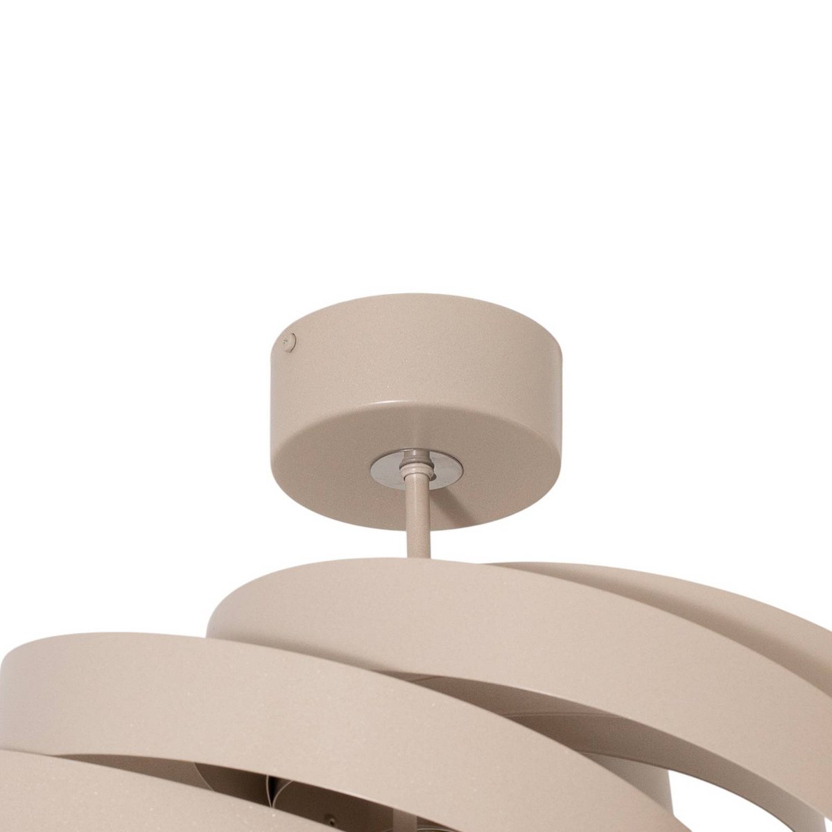 Plafonnier en métal moderne, Vento beige, EULUNA
