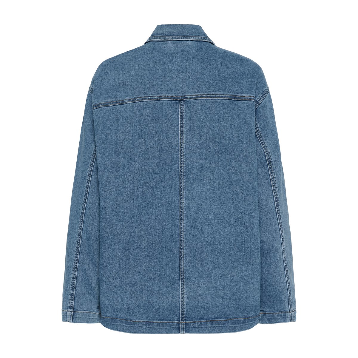 Denim jacket bleu washed blue denim, KAFFE