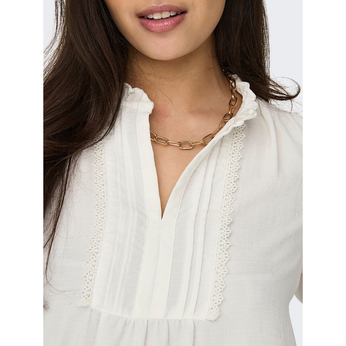 Blouse met lange mouwen wit, JDY