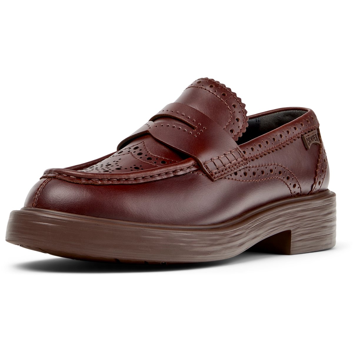 Mocassins Cuir DEAN TWINS marron moyen, CAMPER