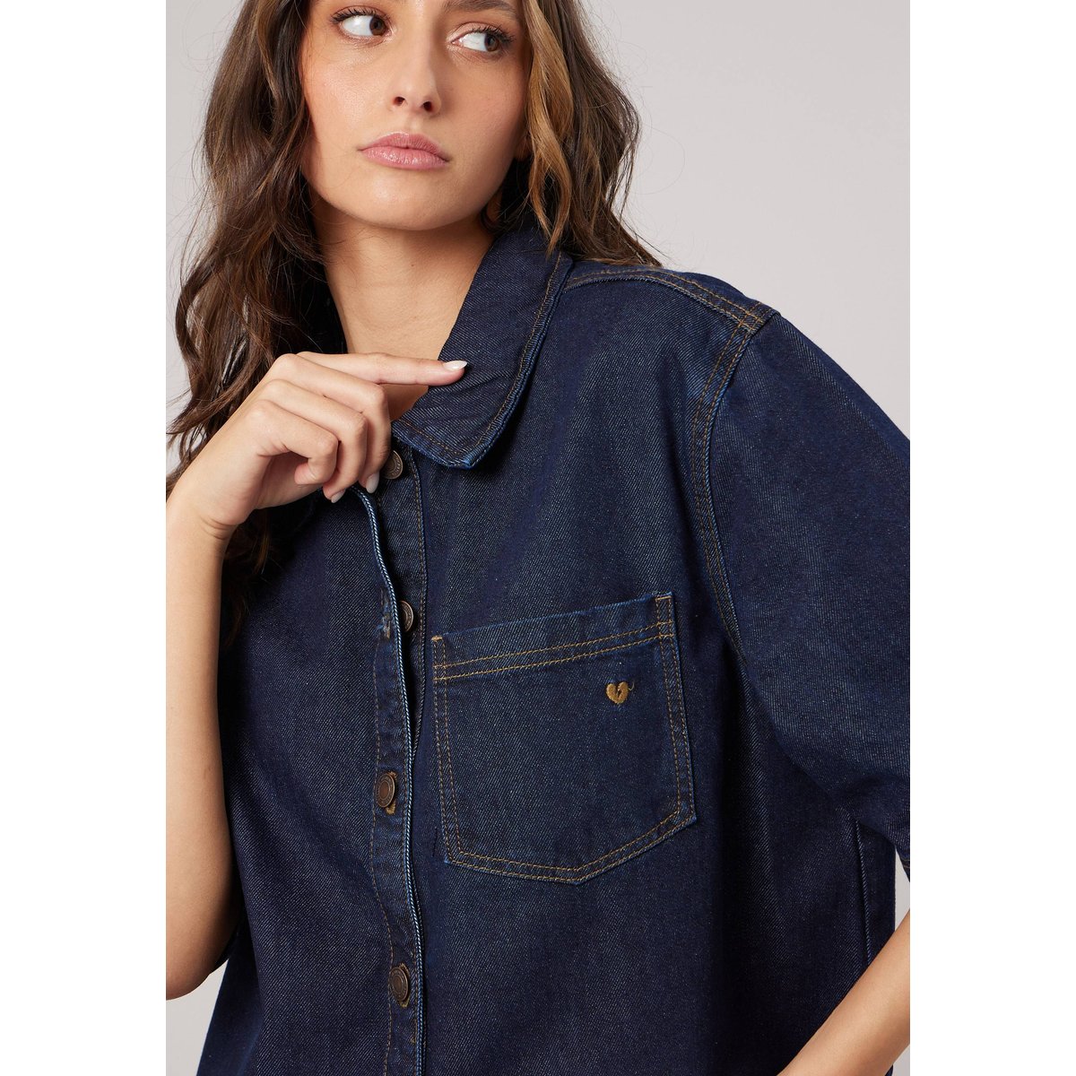 Chemise en jean femme LAOUNA brut, DEELUXE