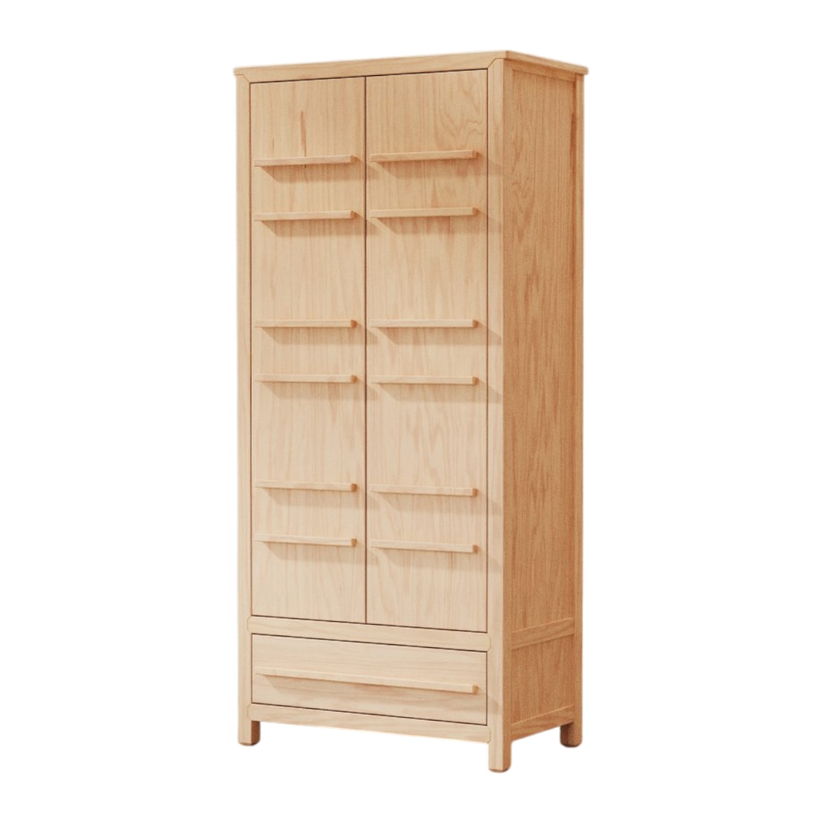 Armoire en Pin massif, QONG naturel, TIKAMOON