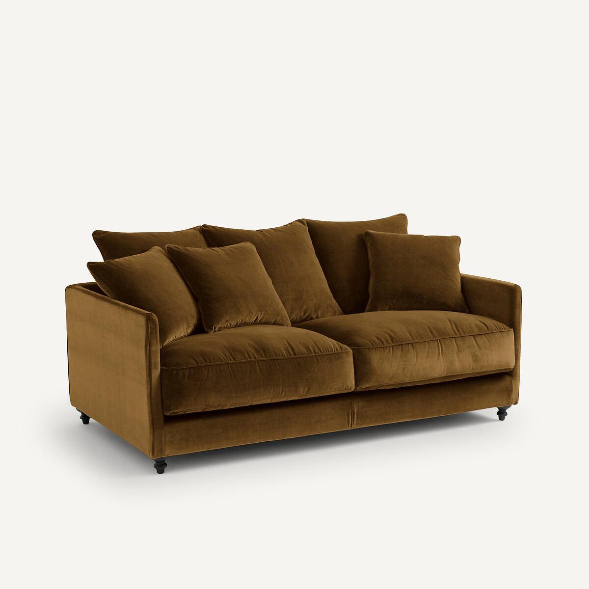 Omvormbare compacte zetel in fluweel, Lazare brons, AM.PM