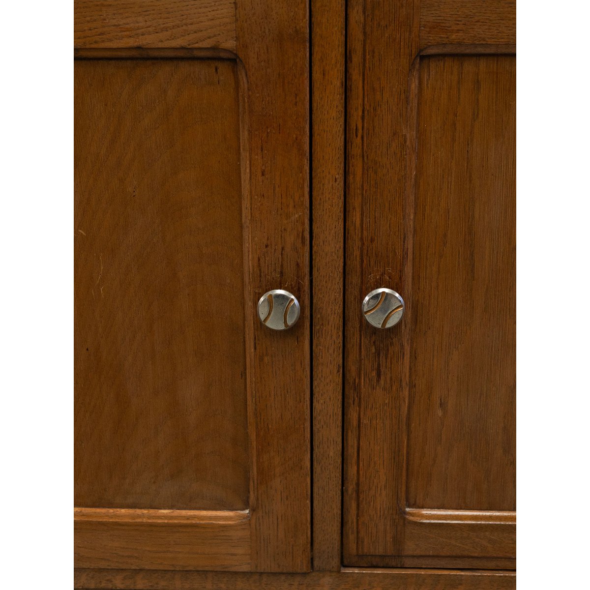 Buffet à 3 portes Gilbert N°1782 - Bon état bois foncé, DEBONGOUT