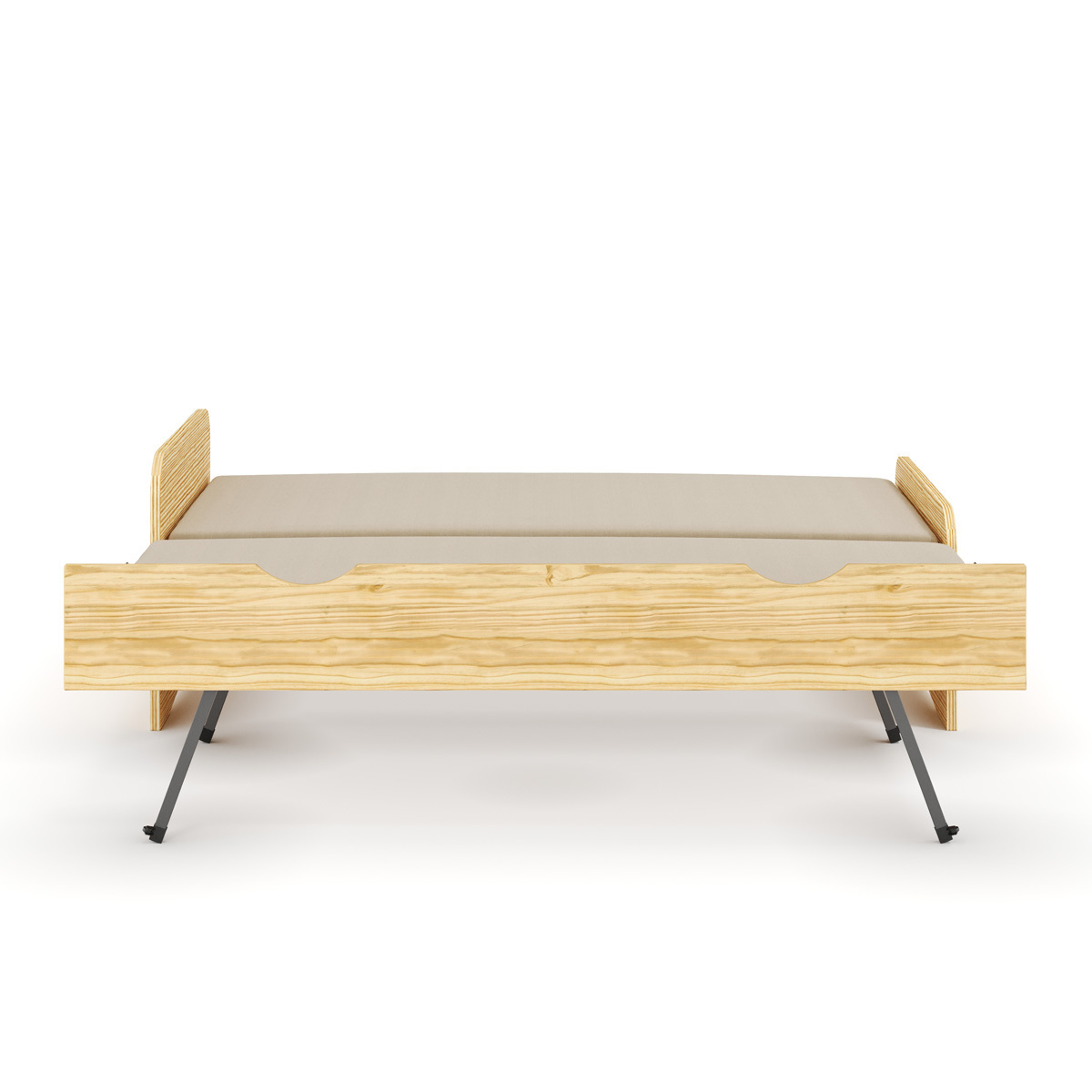 Lit gigogne Bois massif TALIA bois, AKITEN RETAIL