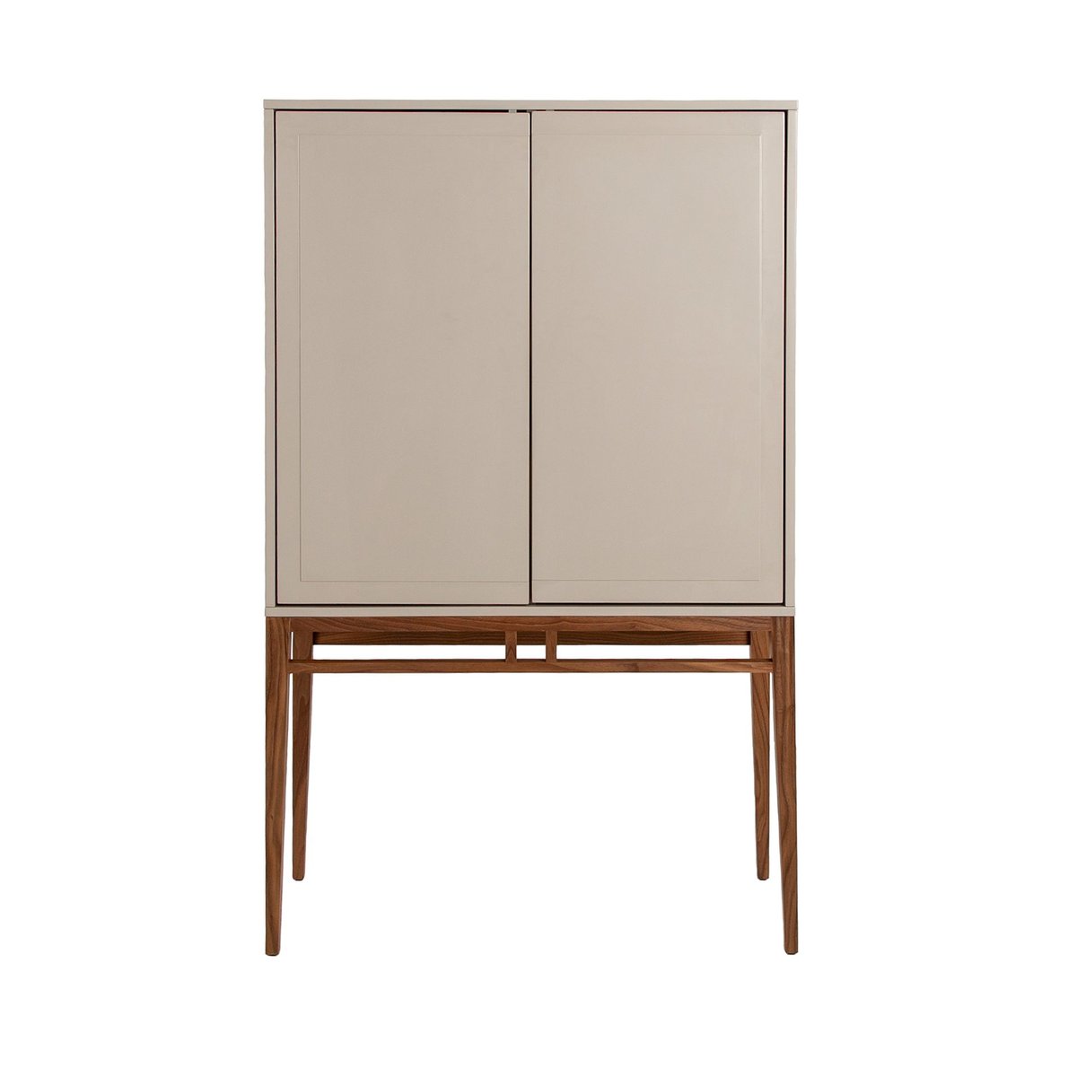 Buffet haut beige et noyer noyer | beige, ANGEL CERDA