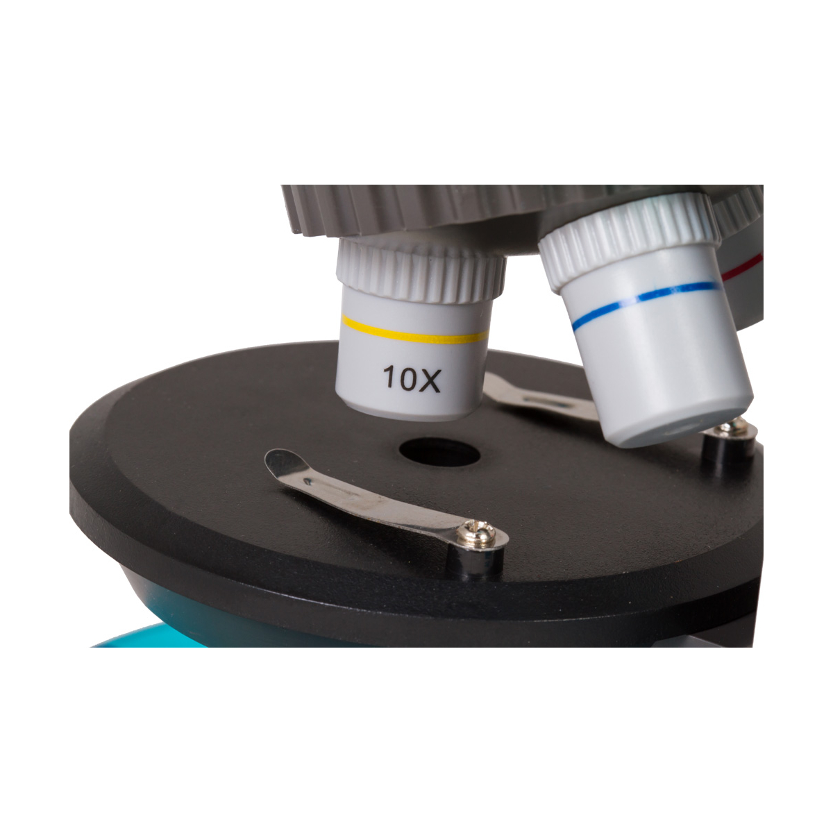Microscope  LabZZ M101 Azure (EN) couleur unique, LEVENHUK