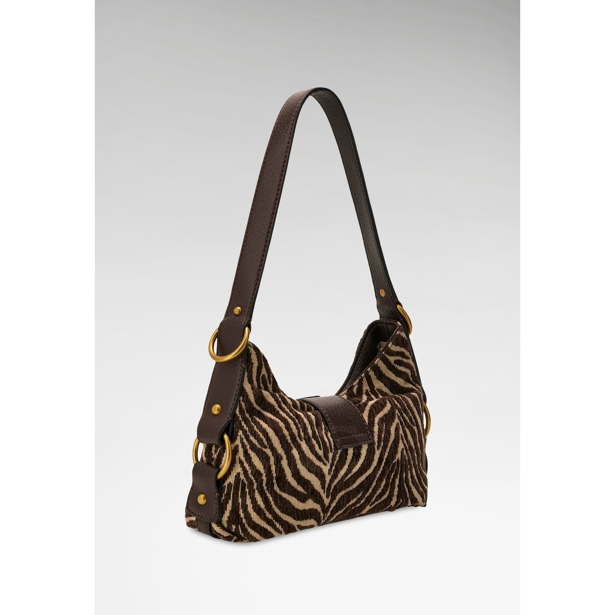 Sac Mini Épaule Camden marron, GUESS