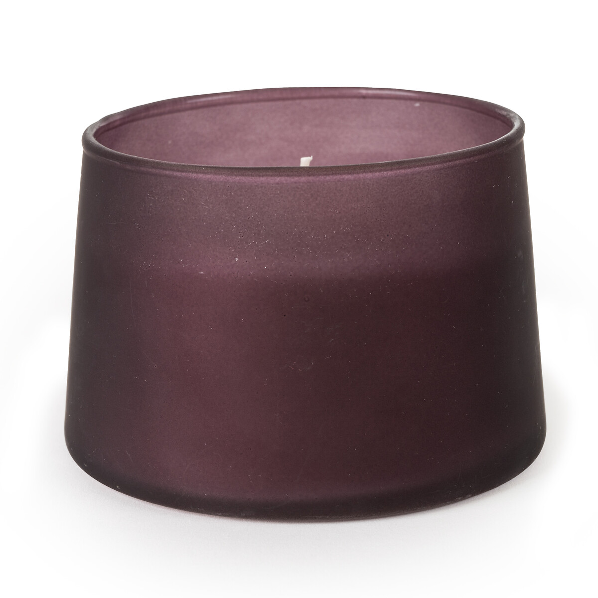 Frosted Plum Glass Tapered Candle plum, SO'HOME