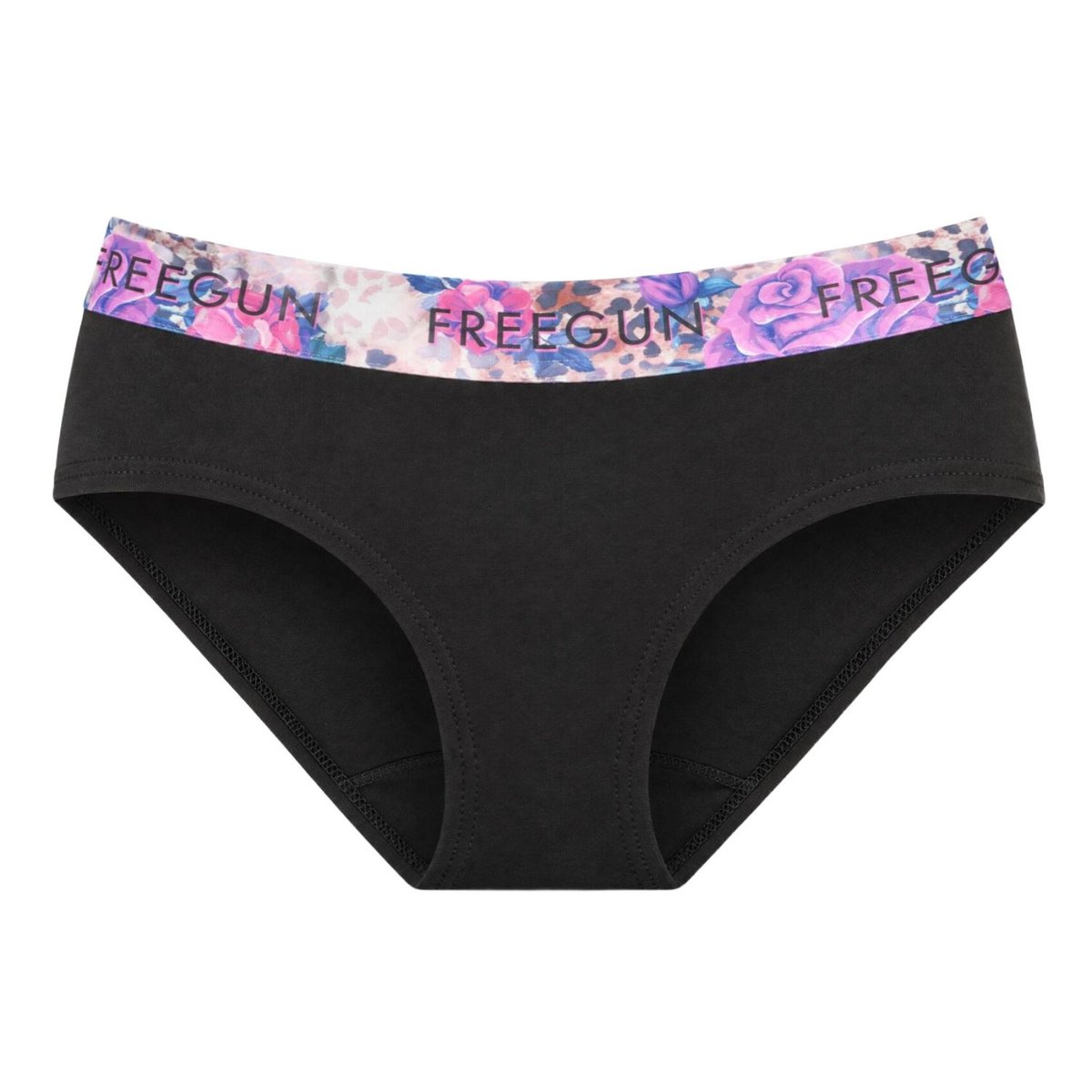 Lot De 3 Culottes Coton beige/turquoise/noir/rose, FREEGUN
