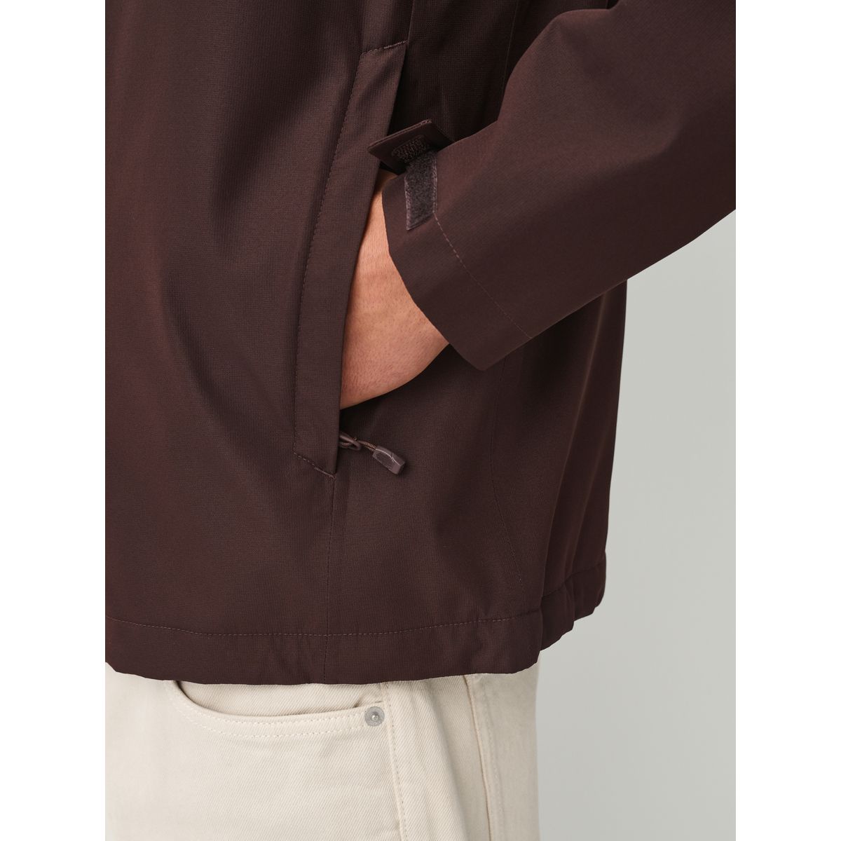 Anorak imperméable rouge bordeaux, NEXT