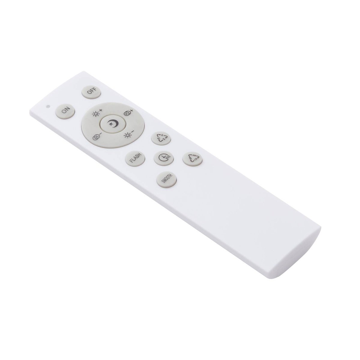 Plafonnier LED, Edenia blanc, noir, LINDBY