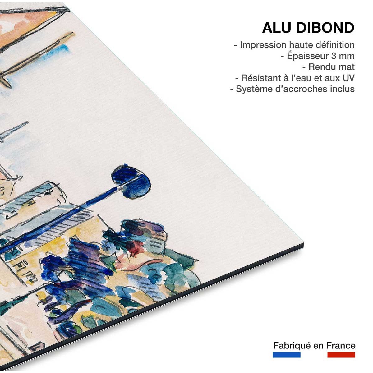 Tableau la rochelle de paul signac tableau alu dibond, HEXOA