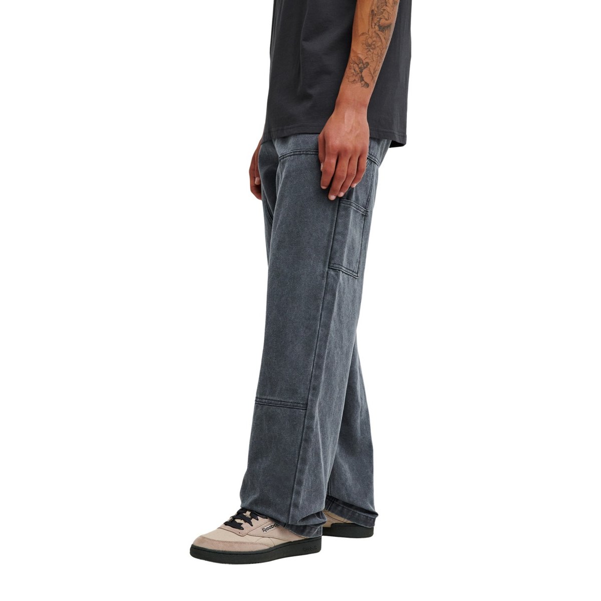 Pantalon droit en velours côtelé noir black, QUIKSILVER