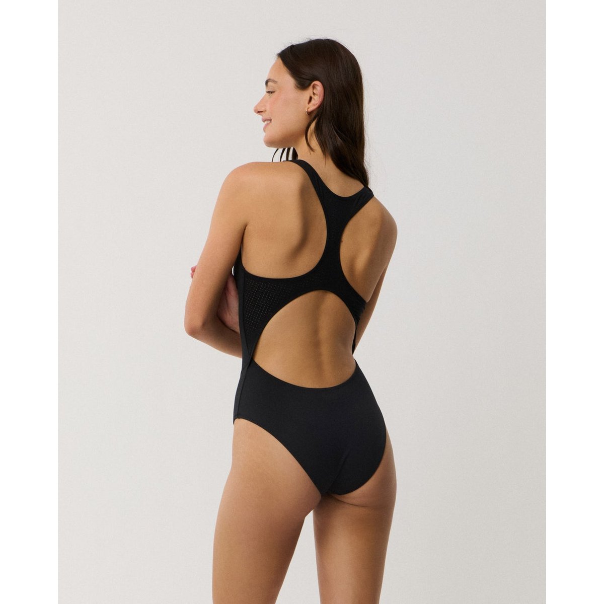 Maillot de bain une pièce SEARCH Series Carbon Smart noir, RIP CURL
