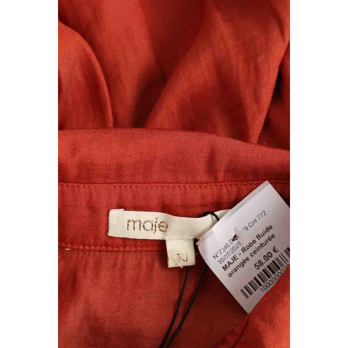 Robe - Très Bon État orange, MAJE