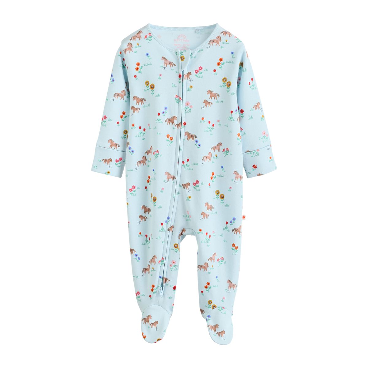 Dors-bien à zip double sens bébé, lot de 5 rose/vert, NEXT