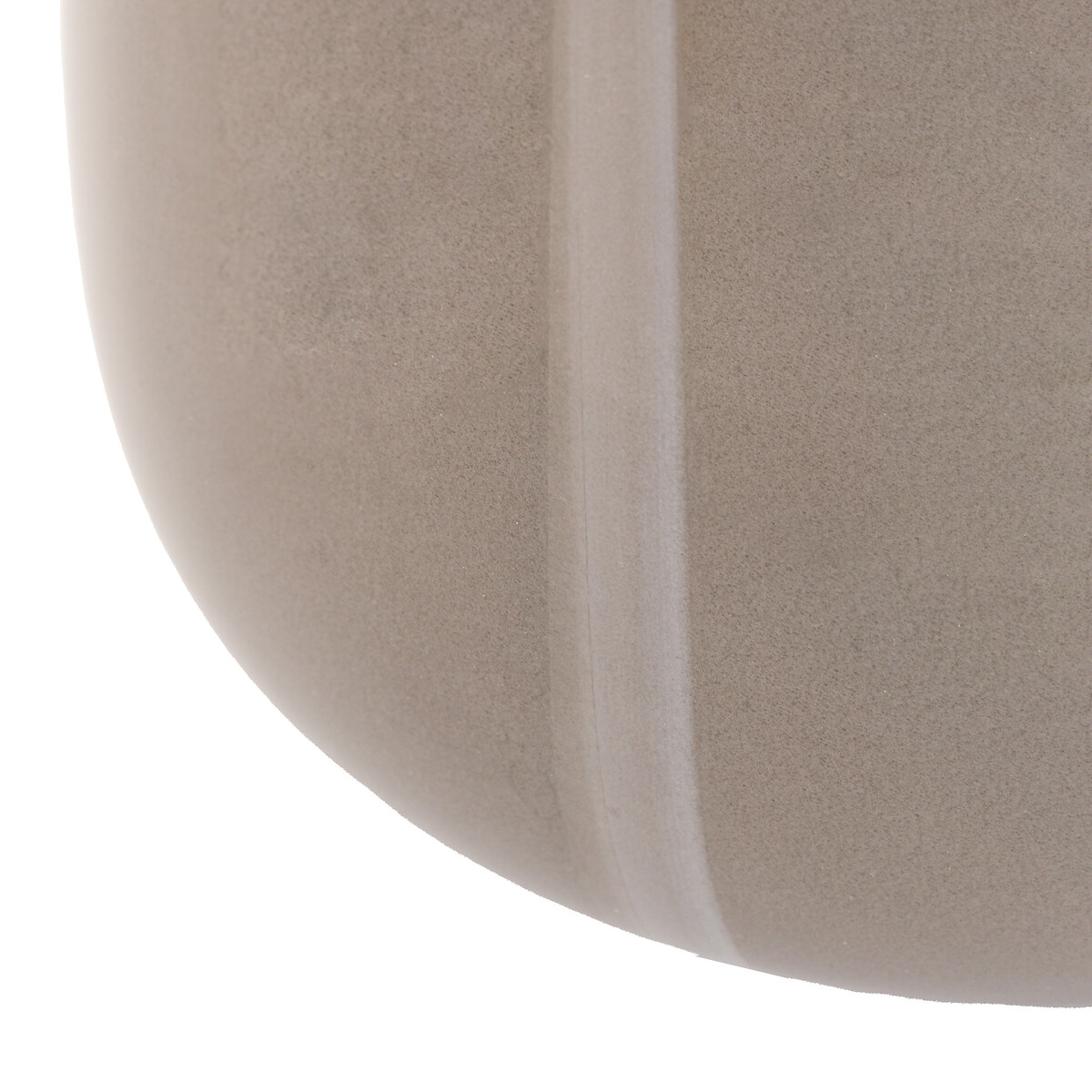 20cm Claro Stripe Glass Vase in Taupe taupe, ÉDITÉ