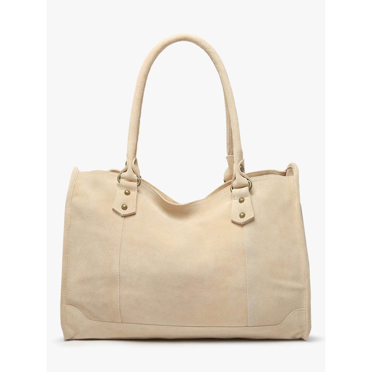 Sac à main A4 Houston cuir new beige, BASILIC PEPPER