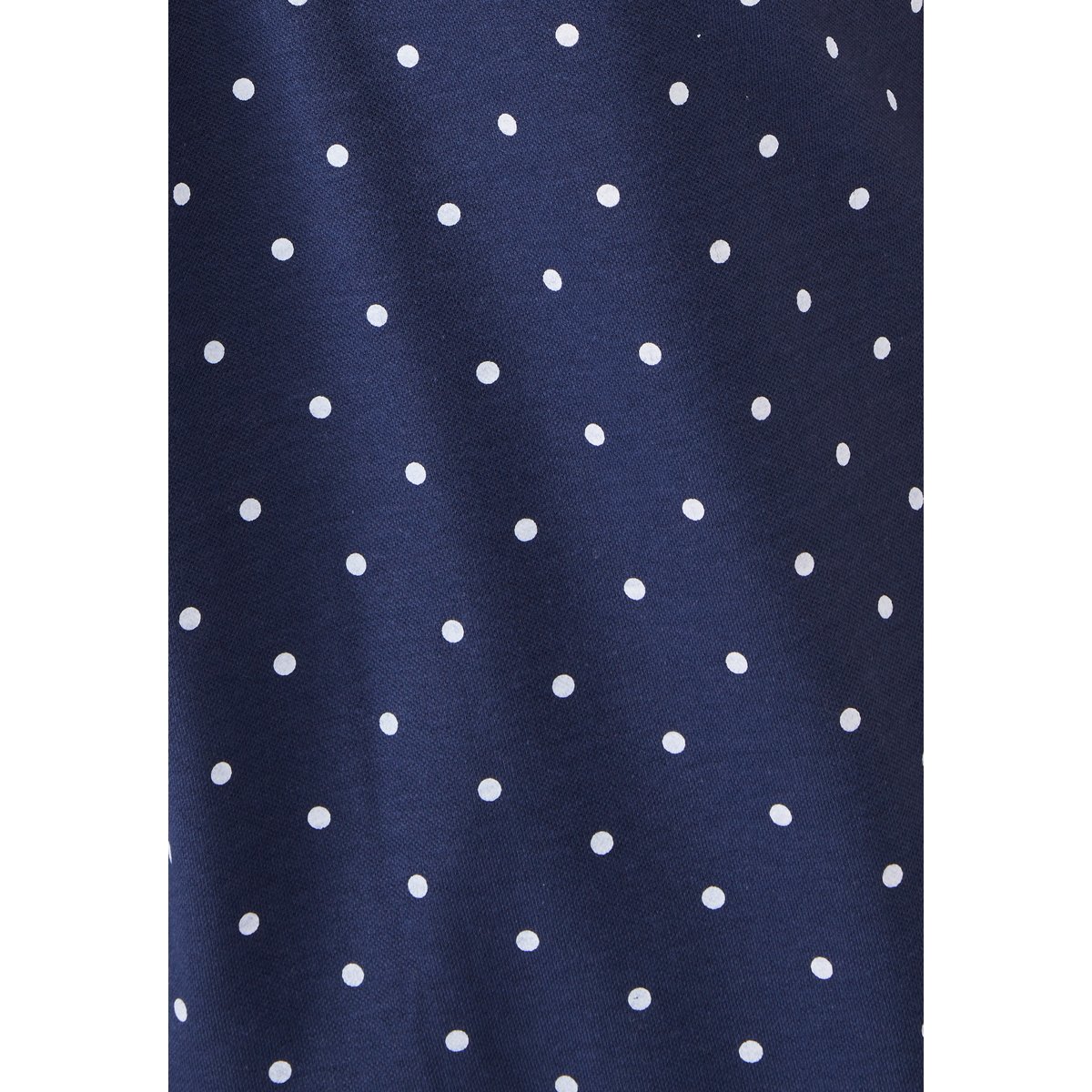 Polo maille piquée bleu marine pois, DAMART