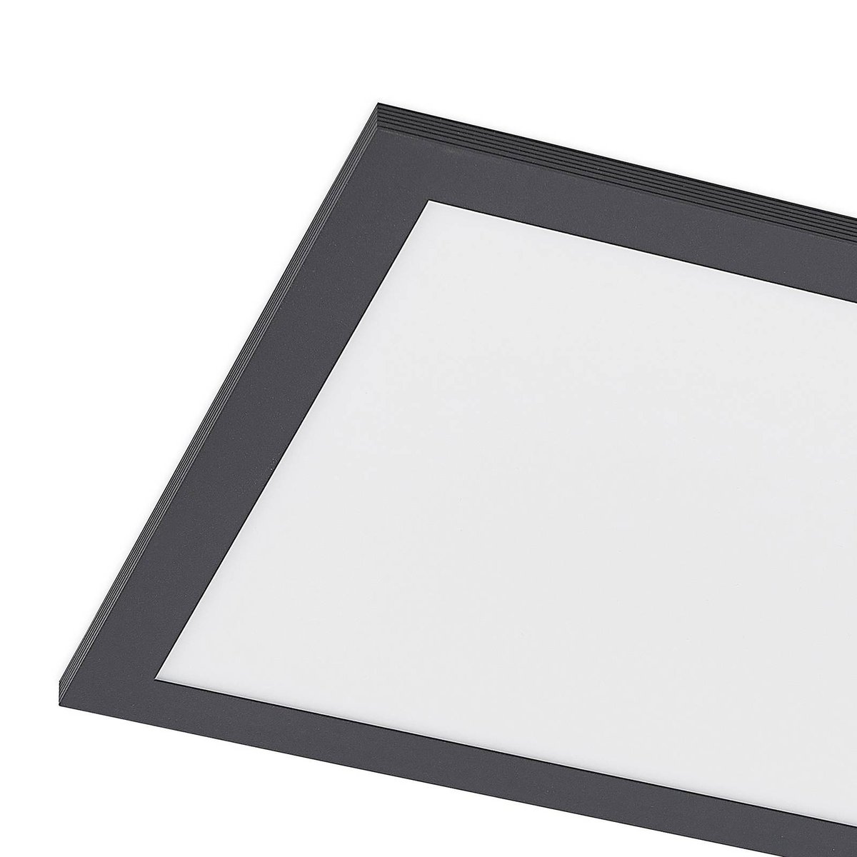 Panneau en aluminium moderneLED, Nelios noir, blanc, LINDBY