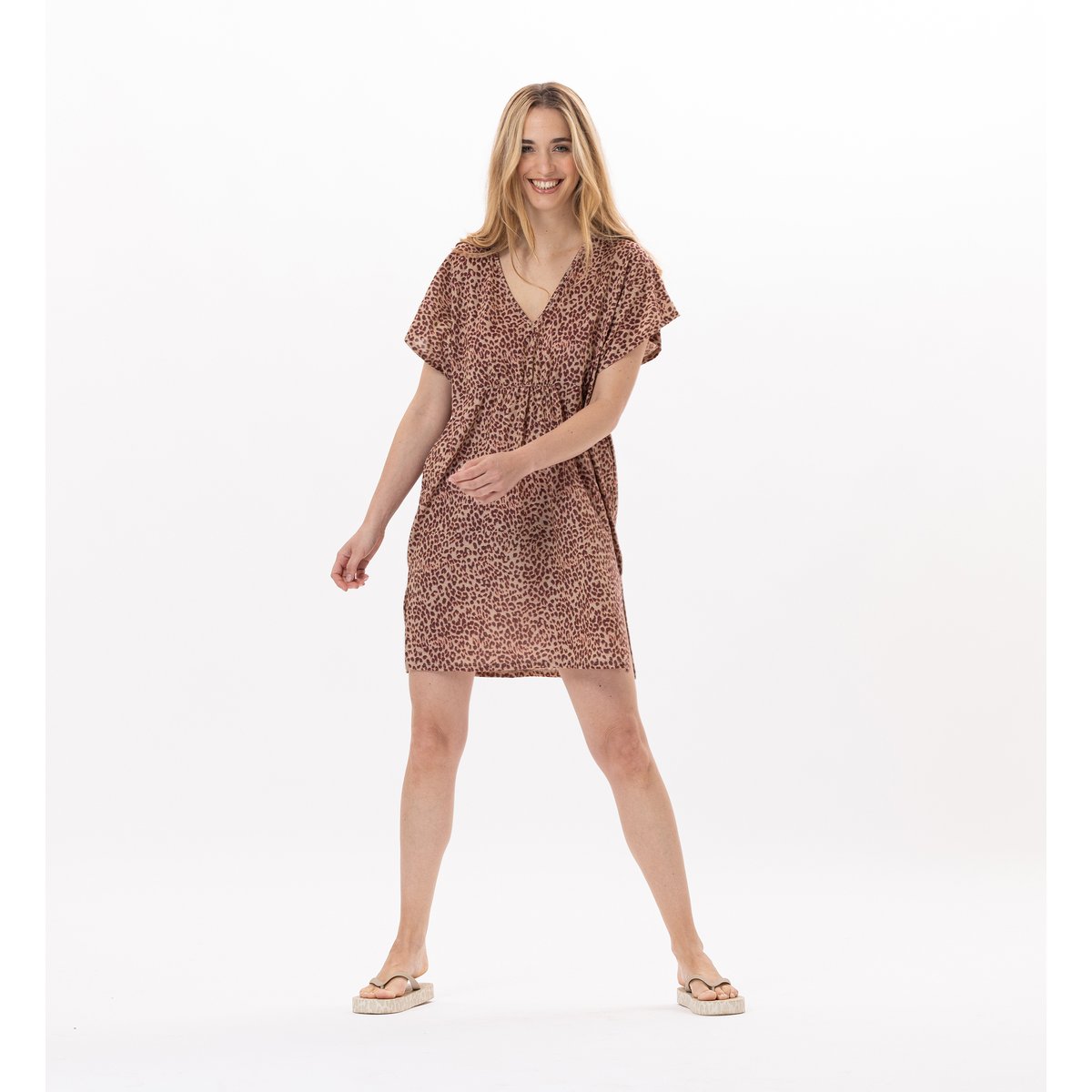 Kaftan en Maille FESTIVAL 940 multicolore, LE CHAT
