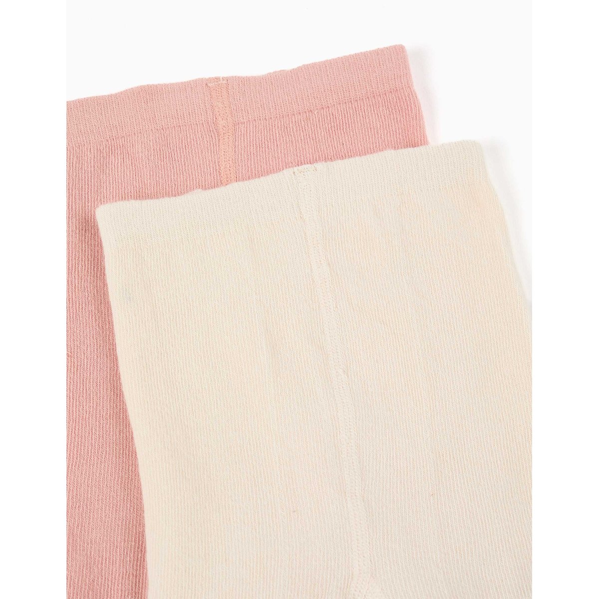 Lot de 2 collants en maille unie/ajourée multicolore, ZIPPY