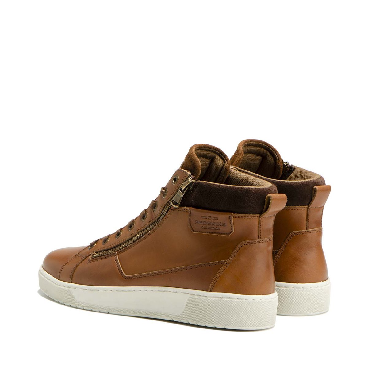 Baskets hautes NAGANO marrons marron, REDSKINS