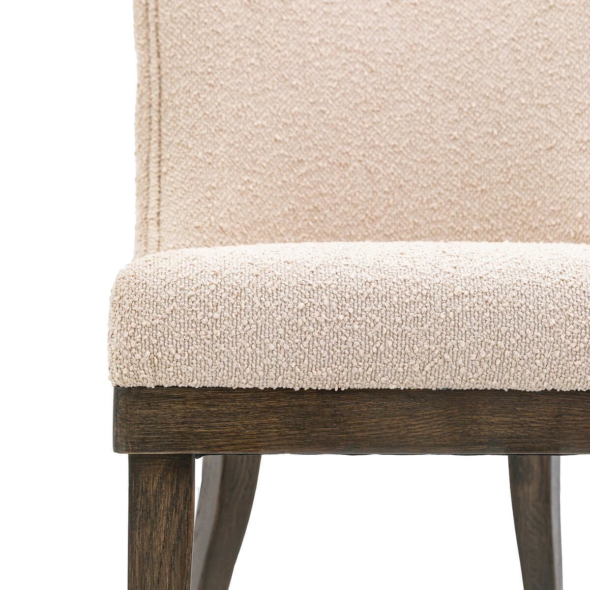 Tristan Bouclé Dining Chairs (Set of 2) linen, SO'HOME