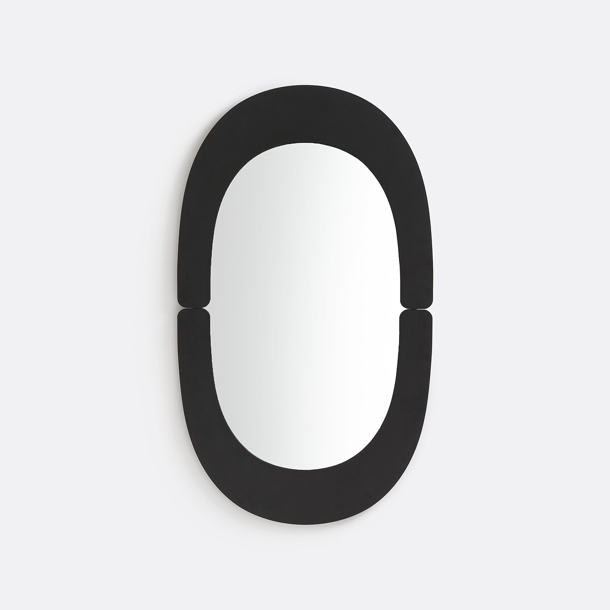 Miroir ovale en métal fer, Cory noir, LA REDOUTE INTERIEURS