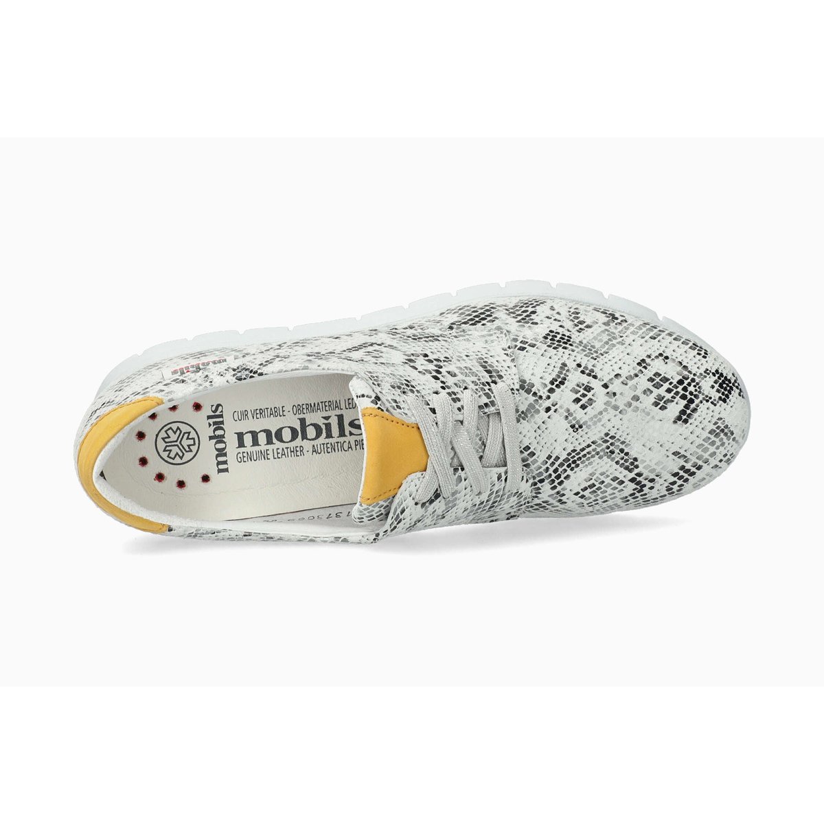 Derbies en cuir DALYNA gris p5133498, MEPHISTO