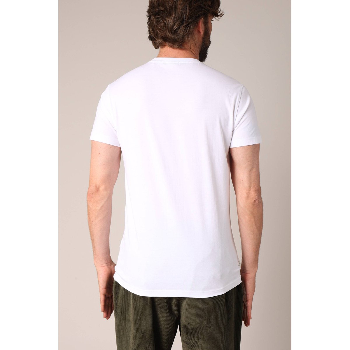 T-shirt 100 % coton imprimé moto vintage « deeluxe road club 1974 » ROAD white, DEELUXE