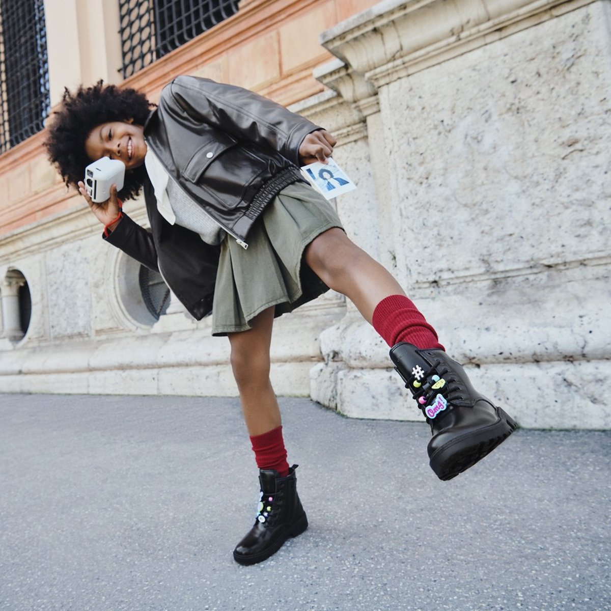 Bottines J CASEY noir/multicolore, GEOX