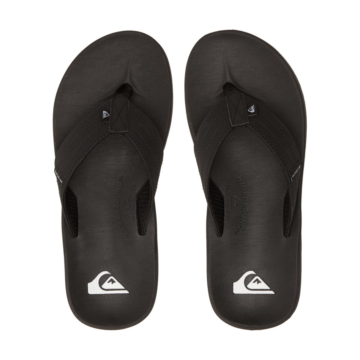 Tongs de plage RIVI noir black 1, QUIKSILVER