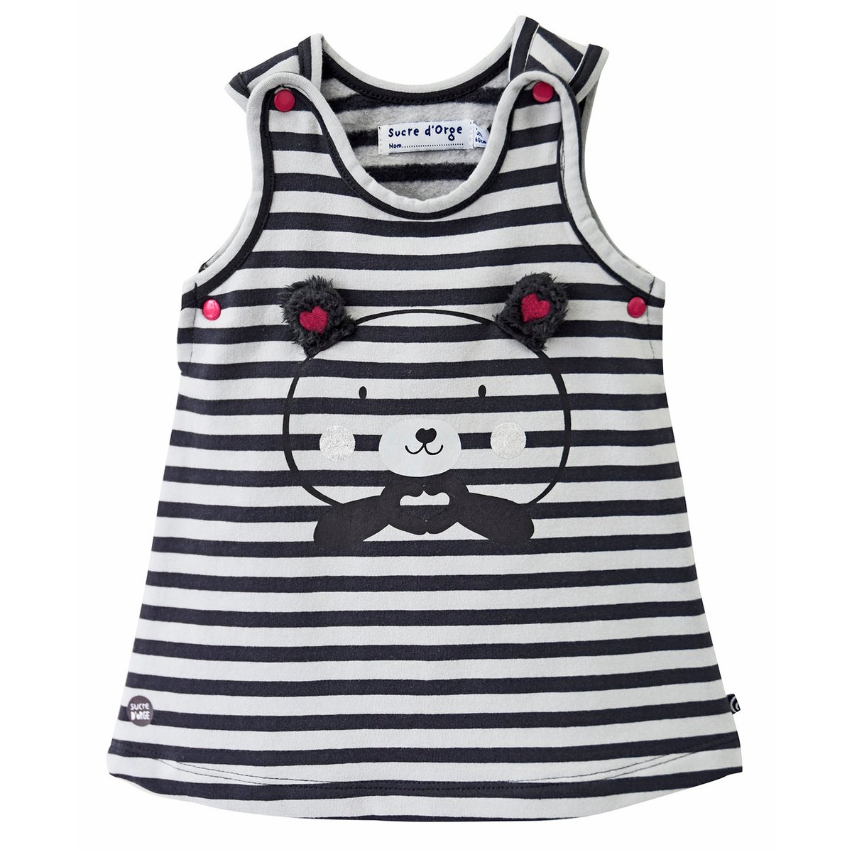 Robe rayee bolla blanc, SUCRE D'ORGE