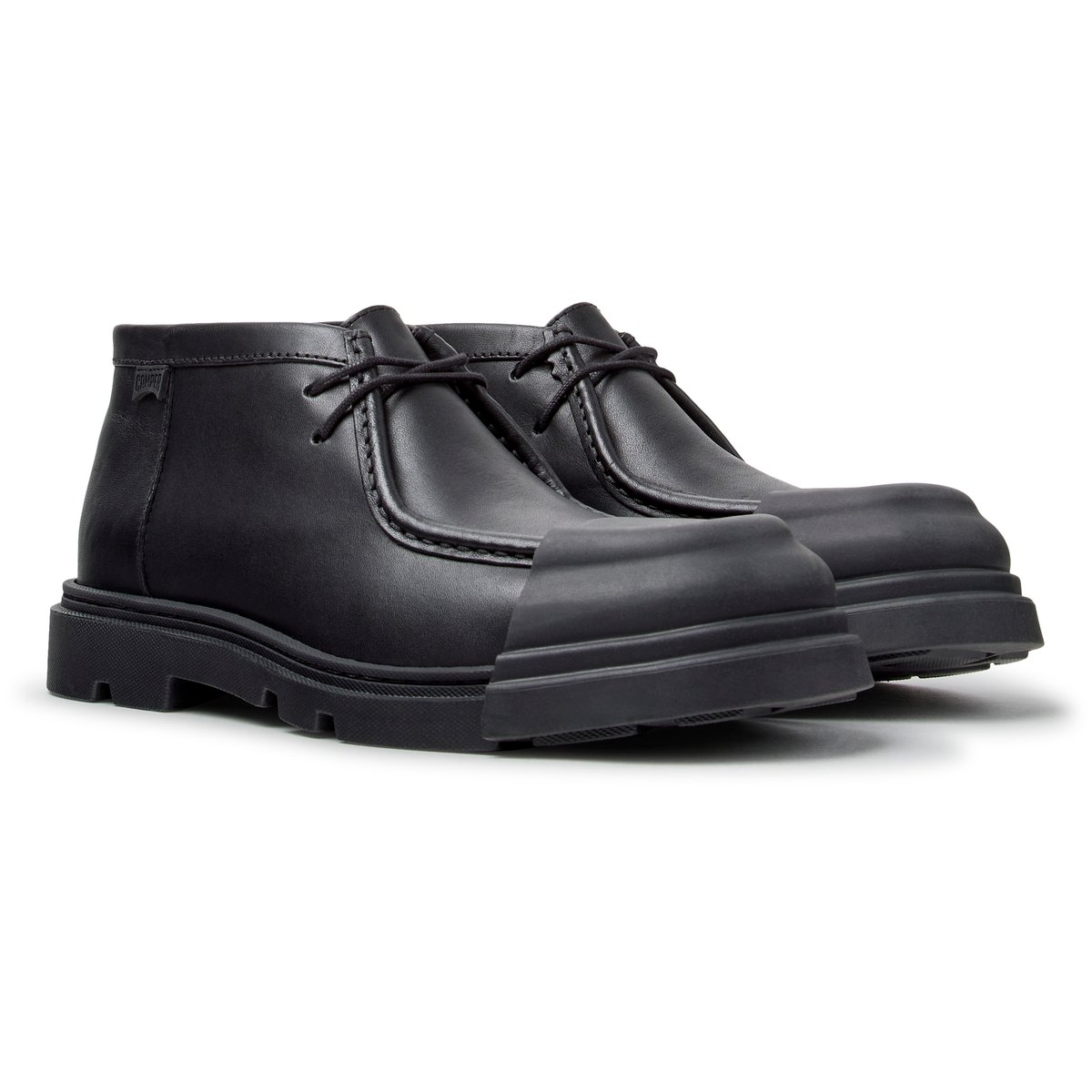 Bottines Junction Smooth Leather noir 004, CAMPER