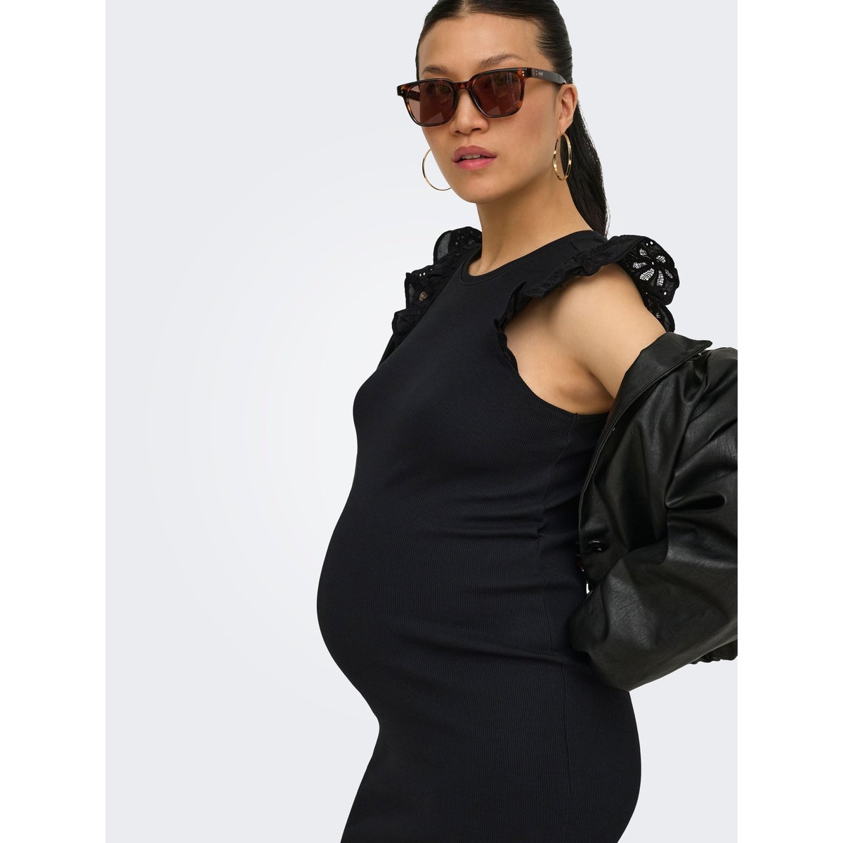 Robe noire - black, ONLY