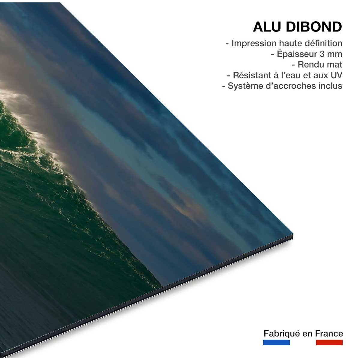 Tableau surf à belharra tableau alu dibond, HEXOA