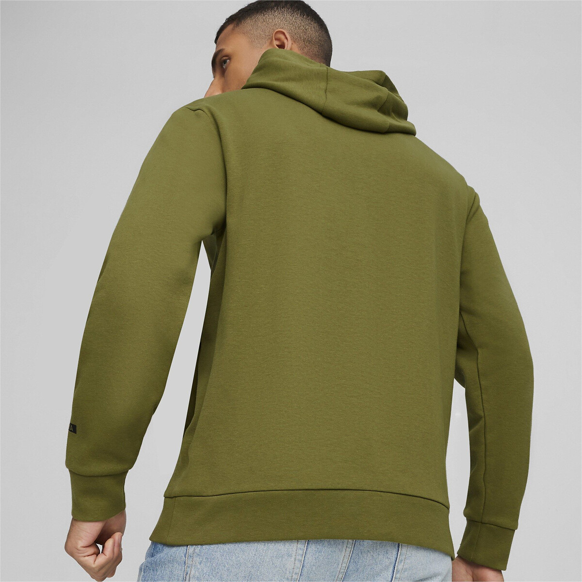 Sweat demi-zippé RAD/CAL vert olive, PUMA