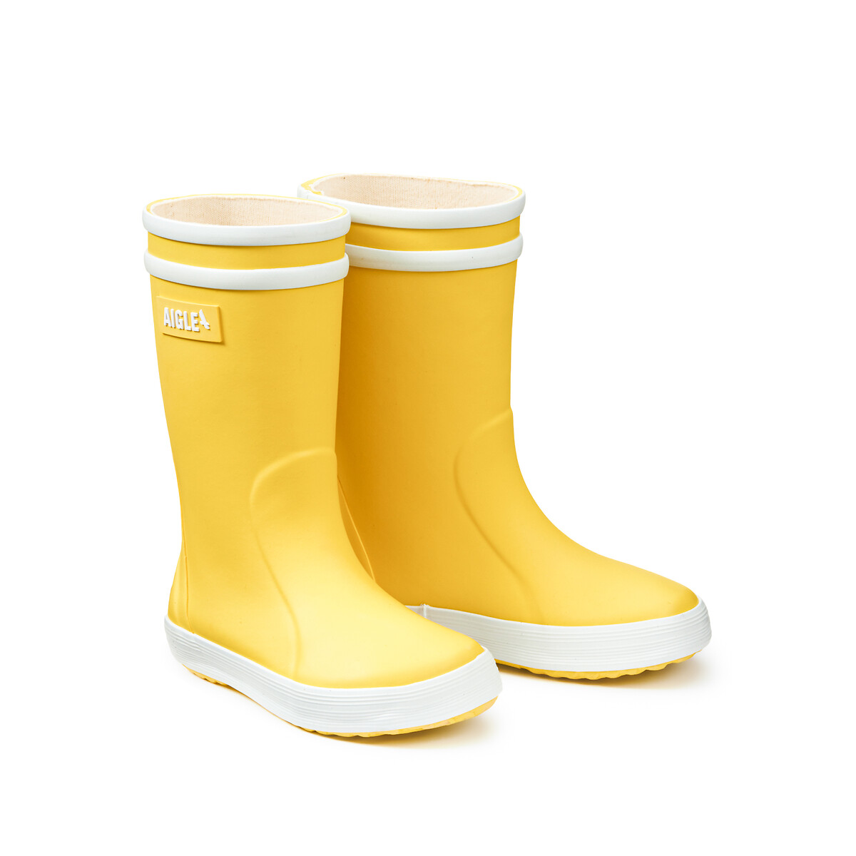 Bottes de pluie Lolly Pop 2  jaune/blanc, AIGLE