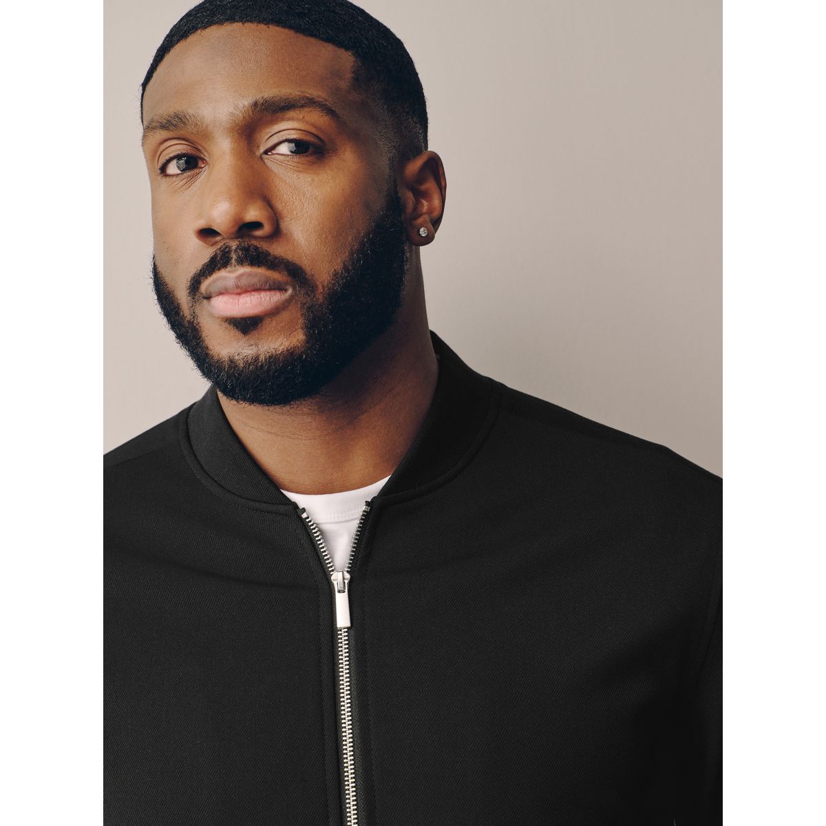 Blouson bomber élégant motionflex noir, NEXT