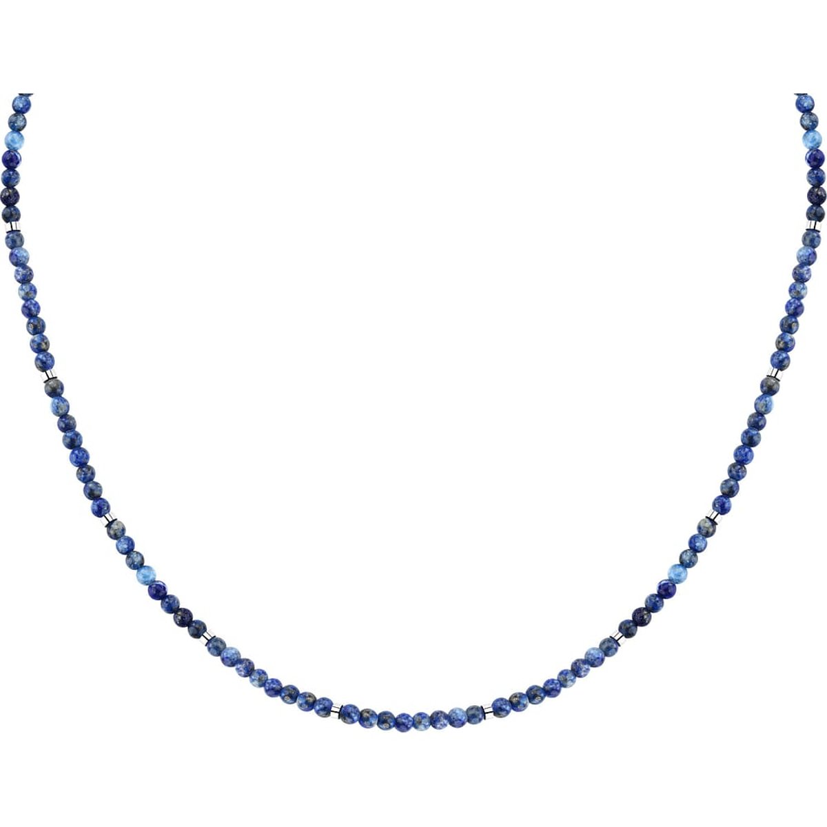 Colliers en Lapis Lazuli/lapis Lazuli/steel et Lapis Lazuli acier inoxydable, MORELLATO